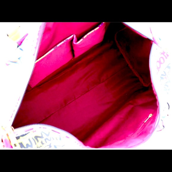 🎀 Psychedelic Pink Travel Duffel Bag🎀 Retro Tote - Picture 2 of 2